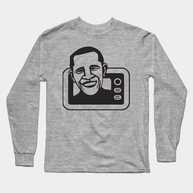 Obama Microwavegate Long Sleeve T-Shirt by Etopix